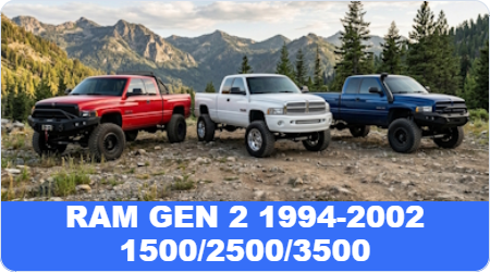 Ram Truck Gen 2 1994-2002 1500 2500 3500